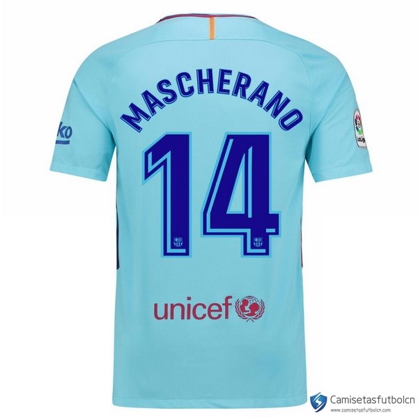 Camiseta Barcelona Segunda equipo Mascherano 2017-18